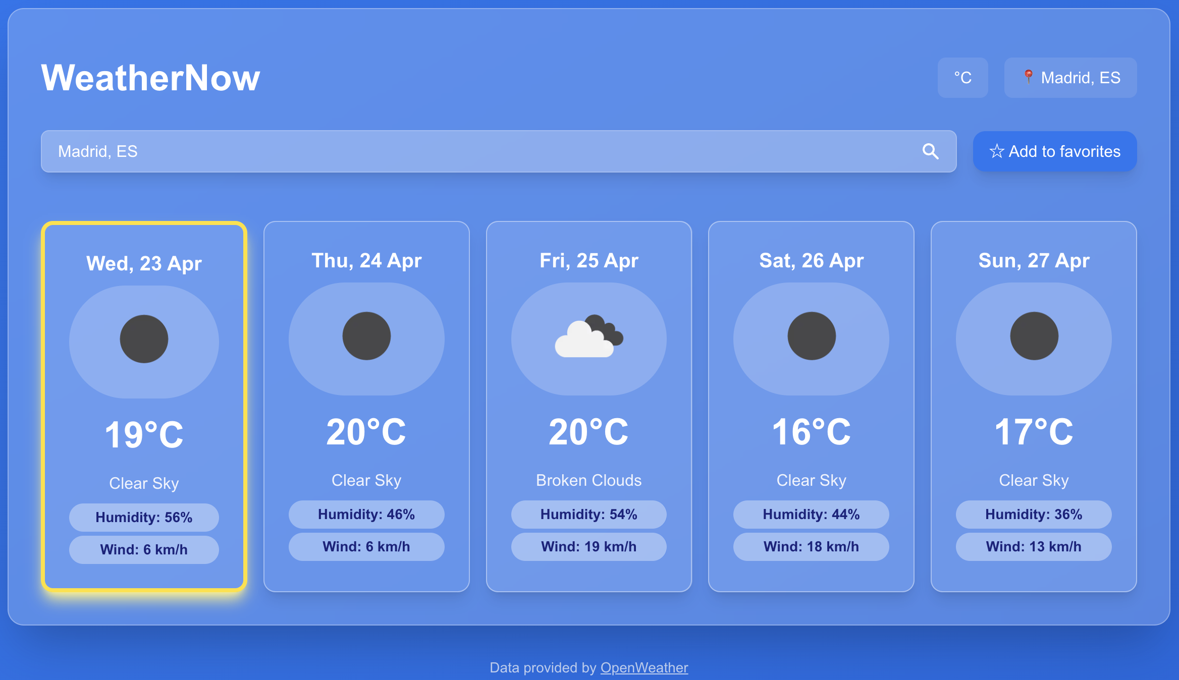 Weather Now